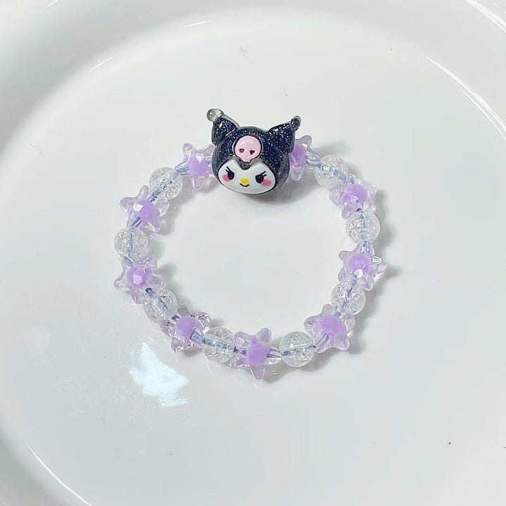 Playful bracelet with stars and cute pendant Kalsten
