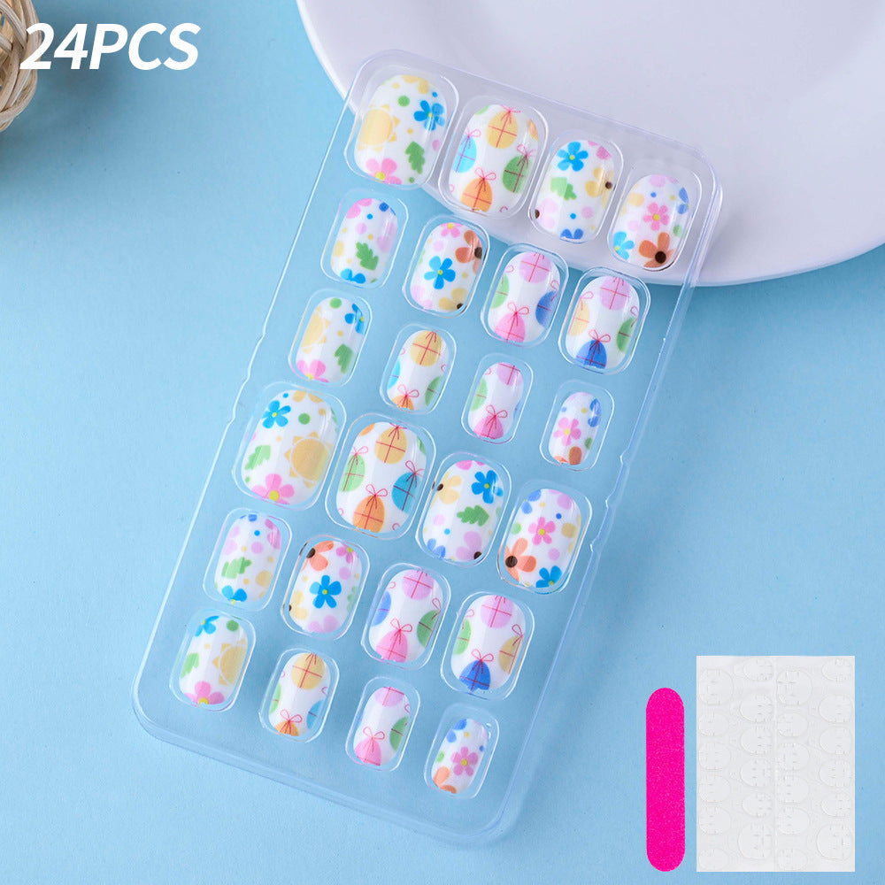 Themed Summer Beach Nail Art Press-On Nails Kalsten