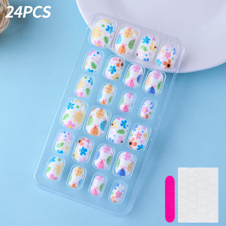 Themed Summer Beach Nail Art Press-On Nails Kalsten