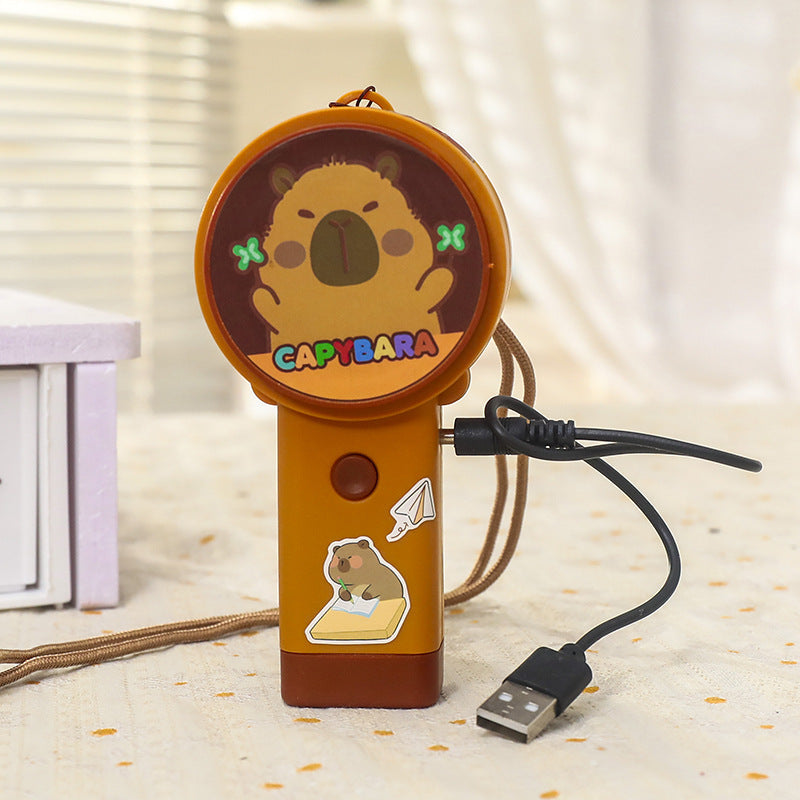Women Portable Mini Fan with Cute Animal Design Kalsten