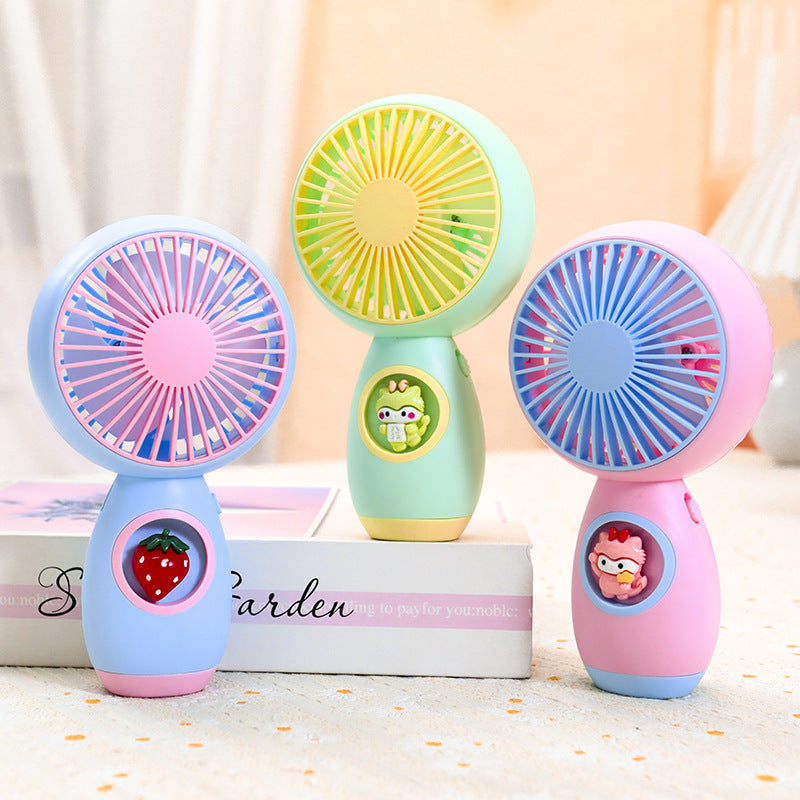 Women's Portable Handheld Fan with Cute Animal Design Kalsten