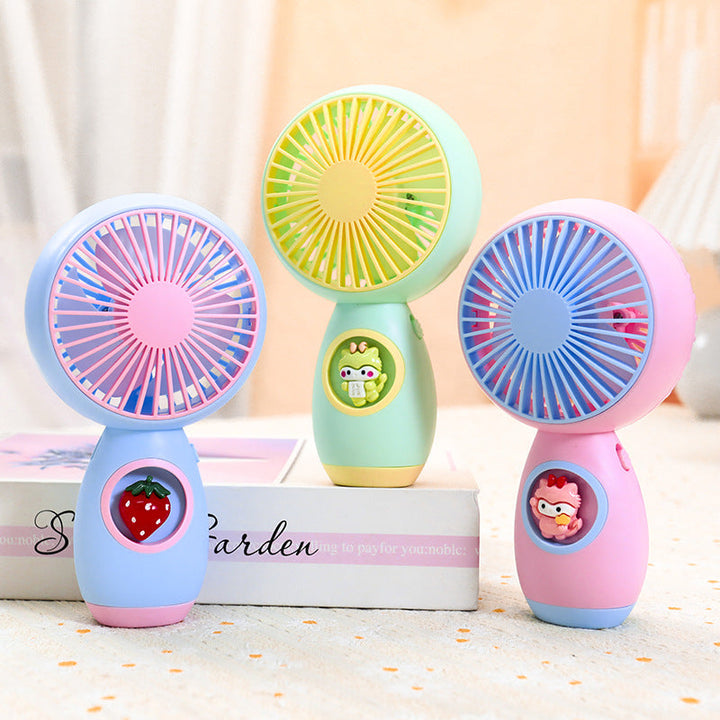 Women's Portable Handheld Fan with Cute Animal Design Kalsten