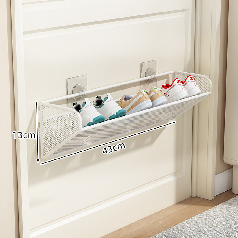 slim overdoor mesh shoe rack organizer with ventilated angled shelf Kalsten