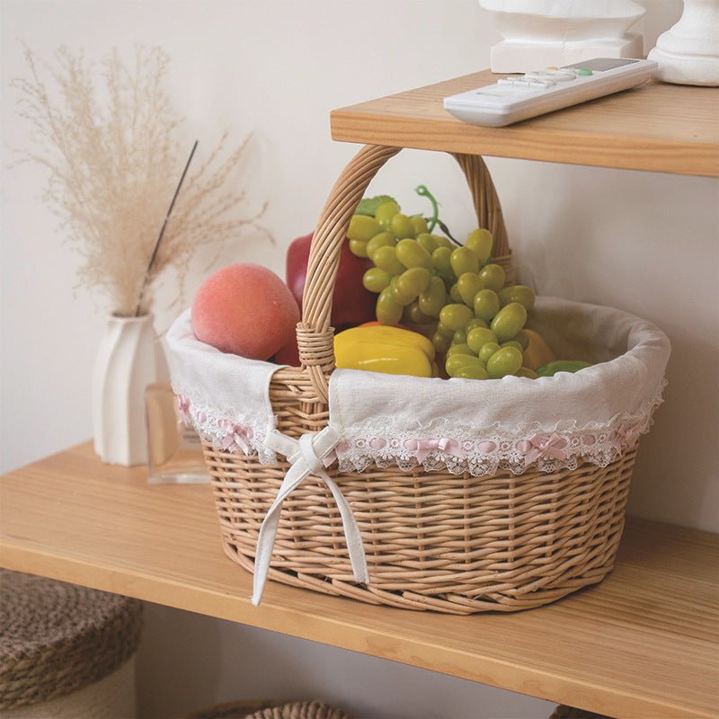 Handmade Woven Storage Basket Acalora