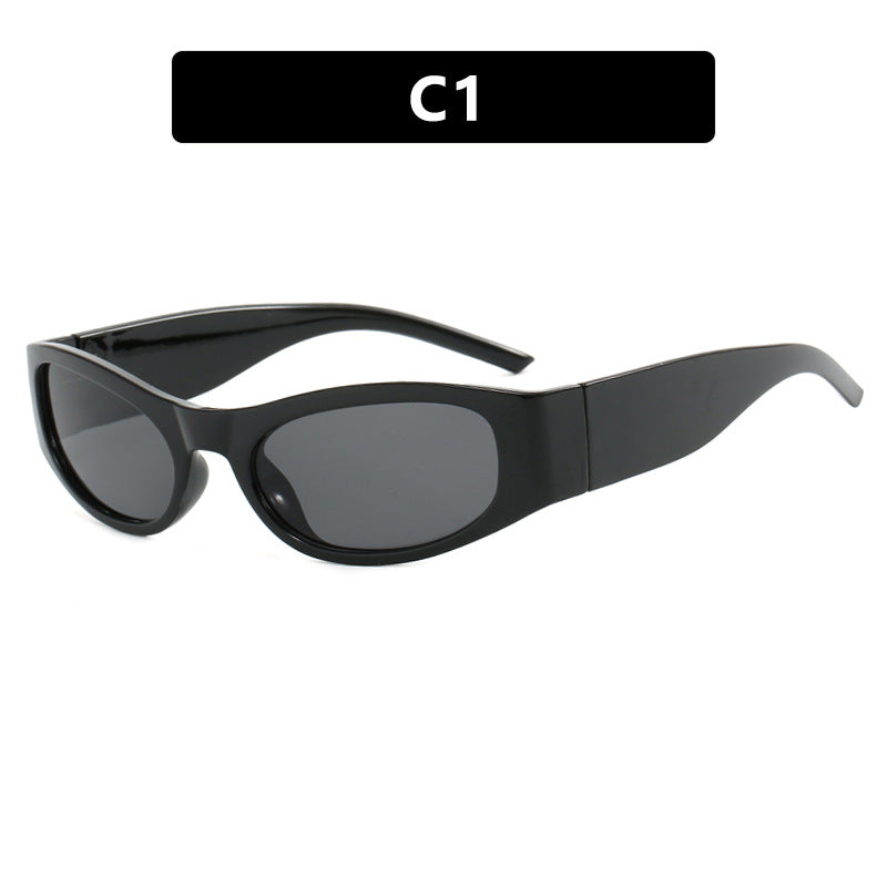 Women's sporty sunglasses with a wide frame and UV protection Kalsten