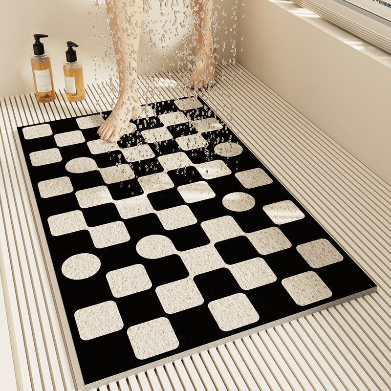 Slip-Resistant Geometric Bath Mat Kalsten