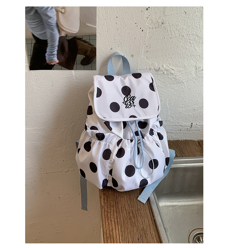 Fun Polka Dot Mini School Backpack