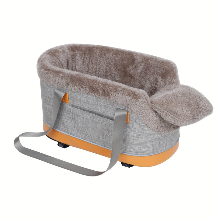 Cozy Fleece-Lined Dog Bed