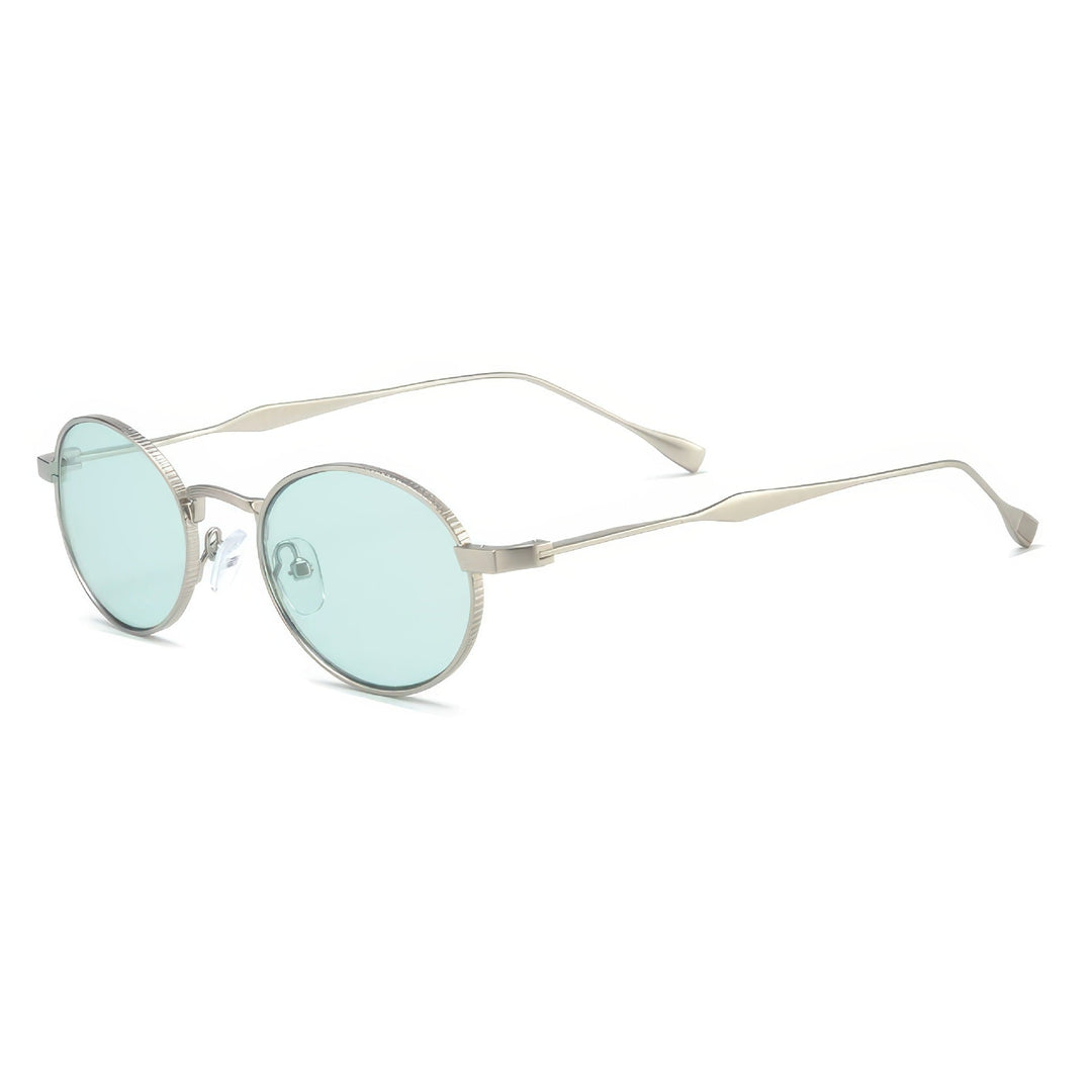 Women's fashionable sunglasses with high-quality metal frame and round lenses Kalsten