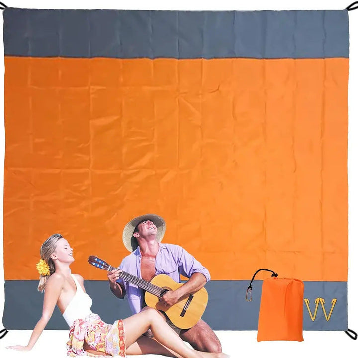 Unisex multifunctional picnic blanket with water-repellent surface Kalsten