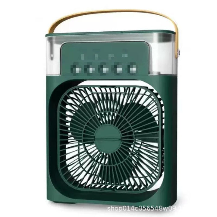 Unisex portable battery fan with integrated water misting and carrying handle Kalsten