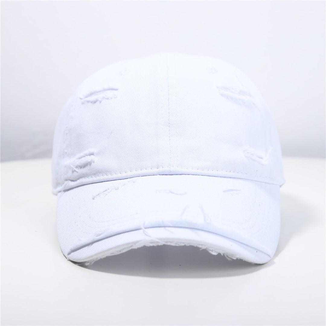Men's Distressed Classic Cotton Baseball Cap Kalsten