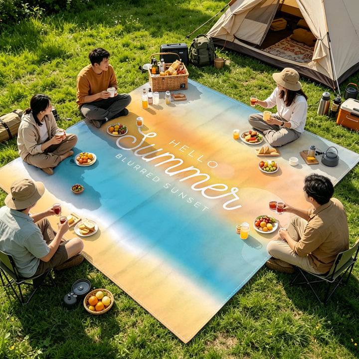 Mandala Design Beach Mat Kalsten