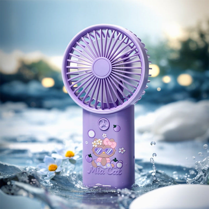 Portable Cartoon-Themed Cooling Hand Fan Kalsten