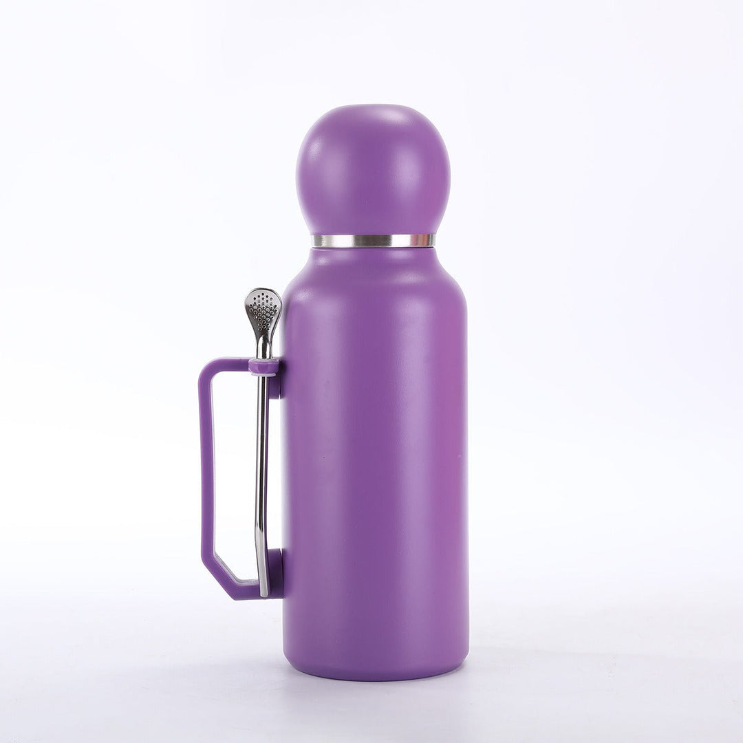 Ladies insulated multifunctional drinking bottle with integrated tea strainer Kalsten