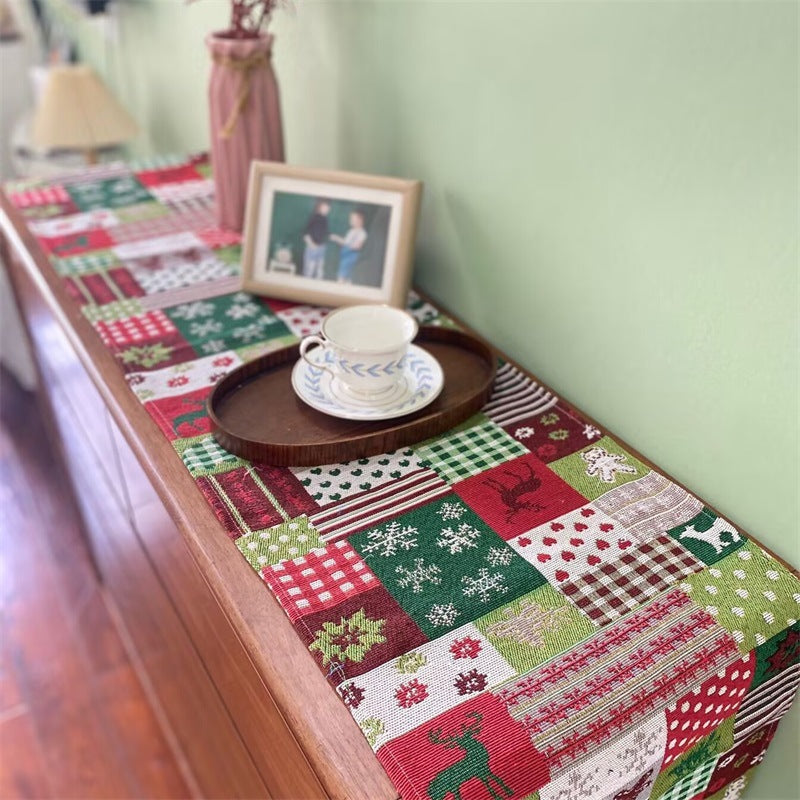 Festive Holiday-Themed Table Runner