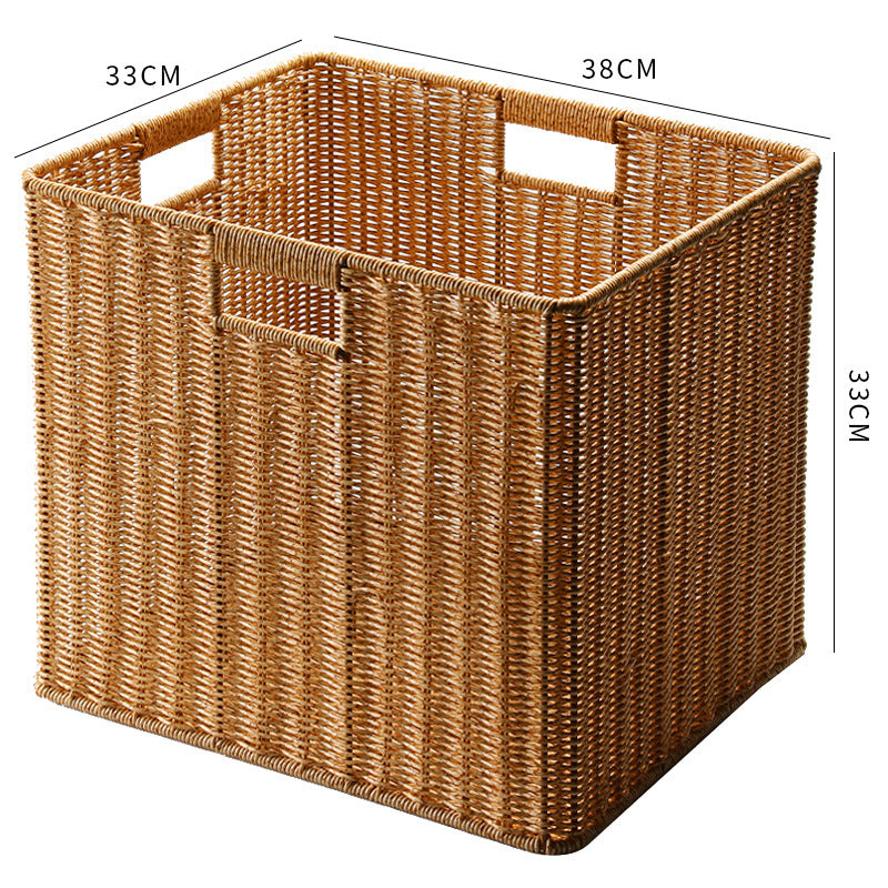 Unisex Spacious Storage Basket made of Woven Natural Material Kalsten