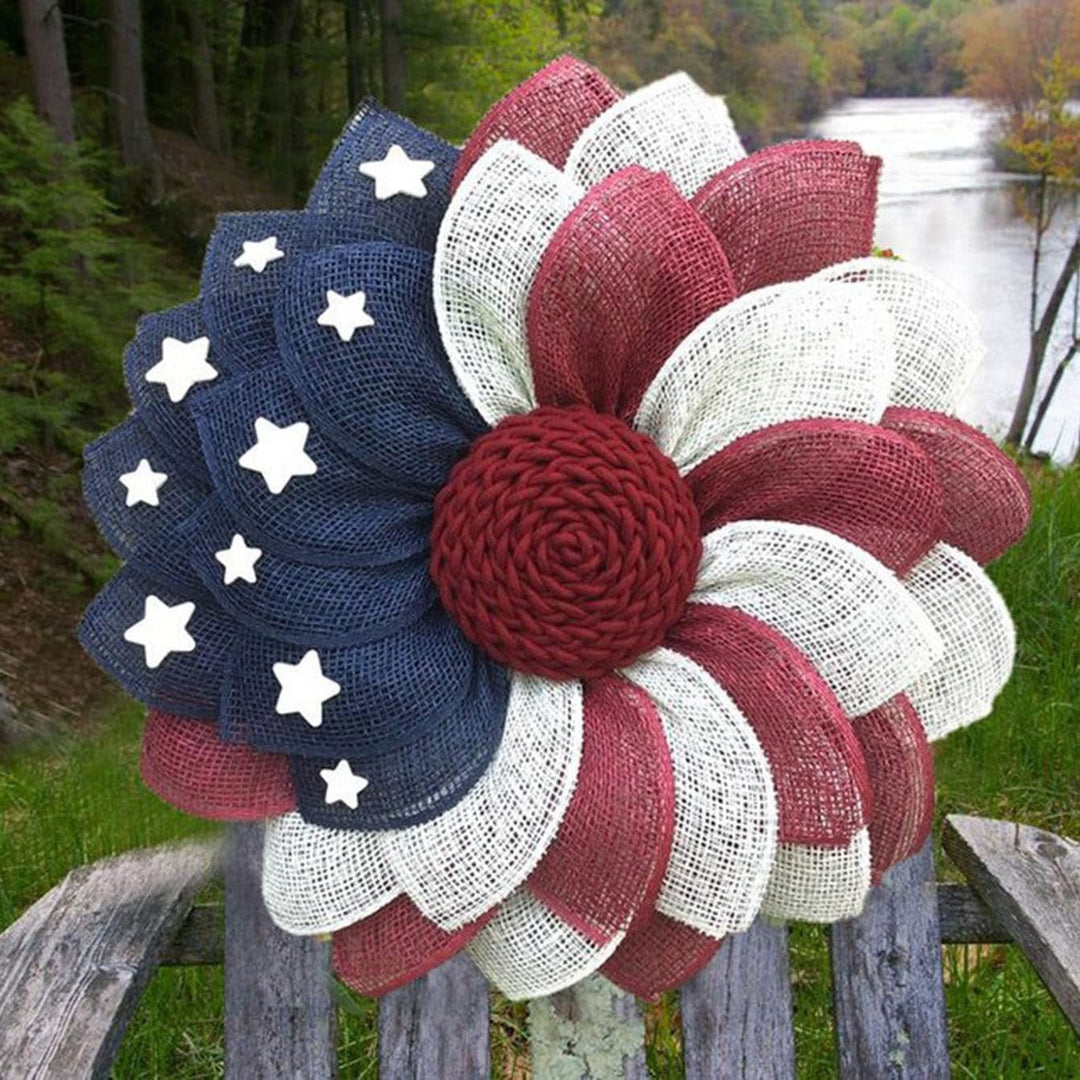 Women's multi-layered fabric flower hairpin with hidden metal clip Kalsten