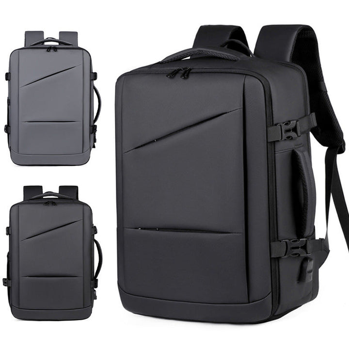 Functional Business Backpack with Expandable Storage and Ergonomic Straps Kalsten