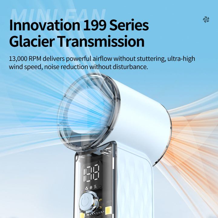 Unisex High-Performance Rechargeable Desktop Fan Kalsten