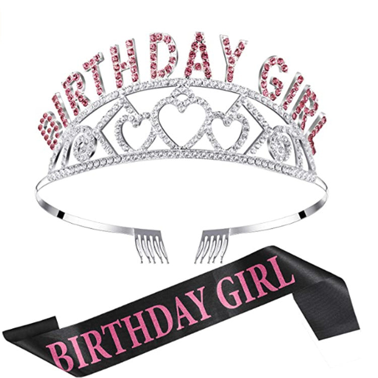 Ladies Glittering Birthday Crown Kalsten