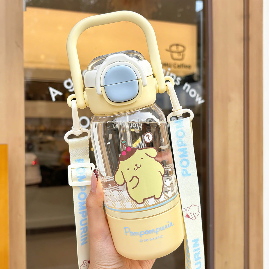 Women’s water bottle with cute animal design and sturdy carrying handle Kalsten