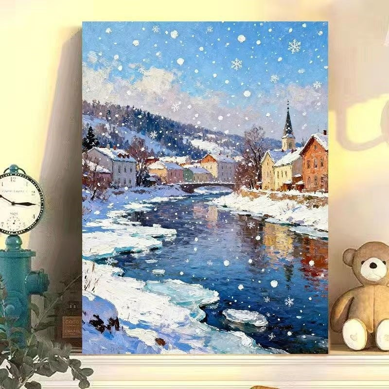 Winter Wonderland Landscape Canvas Art Kalsten