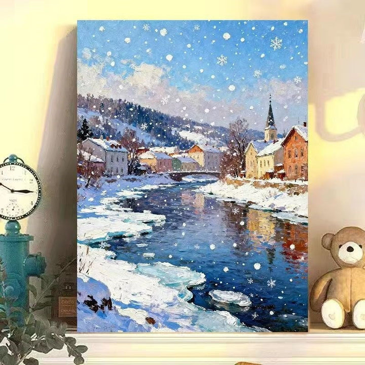 Winter Wonderland Landscape Canvas Art Kalsten