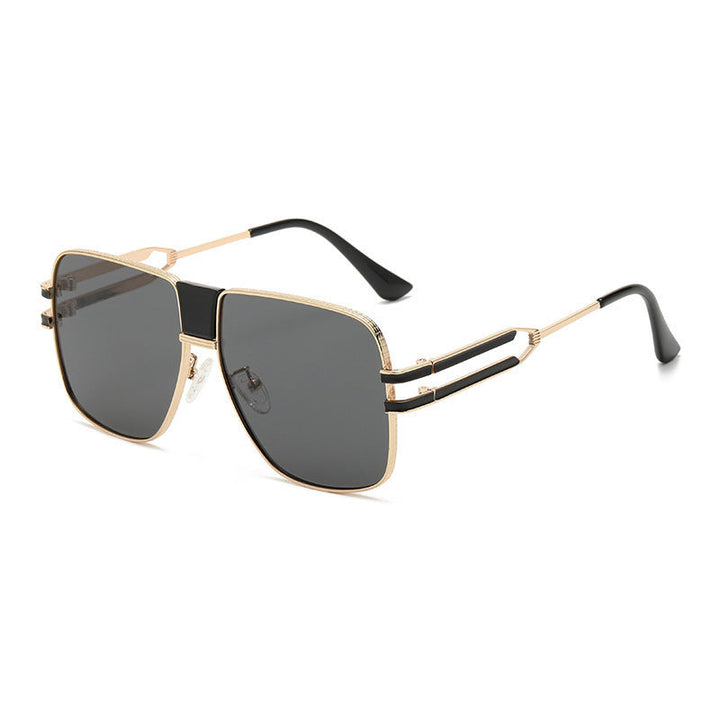 Women modern square sunglasses with elegant metal frame Kalsten