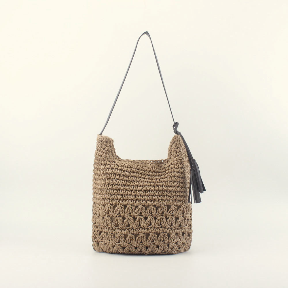 Handcrafted Hobo Bag Made of Natural Material Kalsten