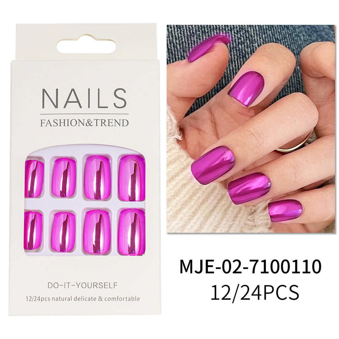 Glossy Press-On Nails Set Kalsten