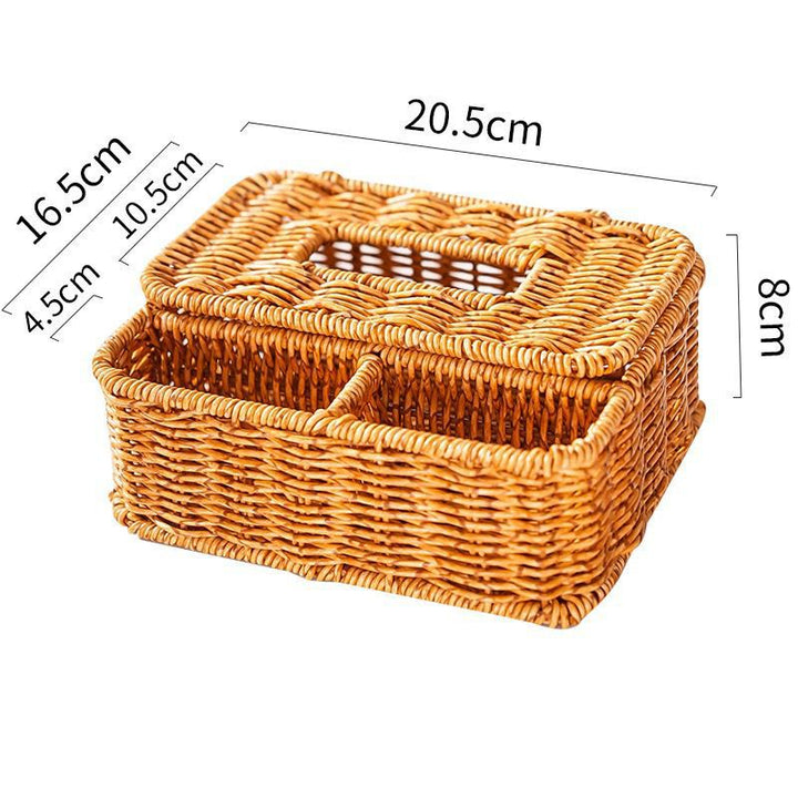 Women Handwoven Storage Box with Lid Kalsten