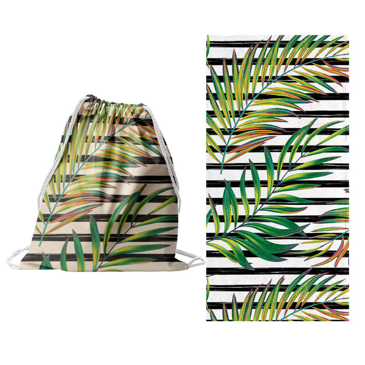 Sporty tote bag with floral design Kalsten