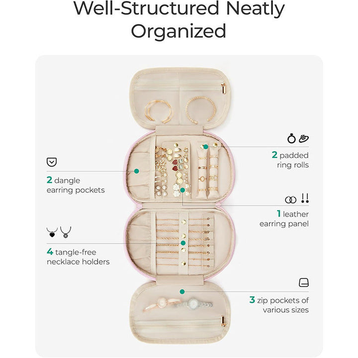 Elegant Jewelry Organizer with Modular Design Kalsten
