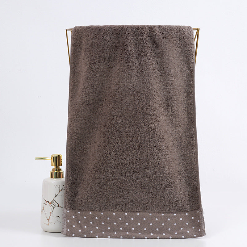 Terry Towel With Stylish Polka Dot Design Kalsten