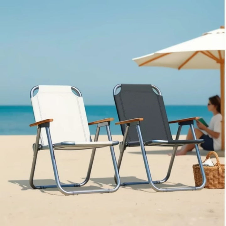 Women's Comfortable Folding Chair with Ergonomic Backrest and Stable Construction Kalsten