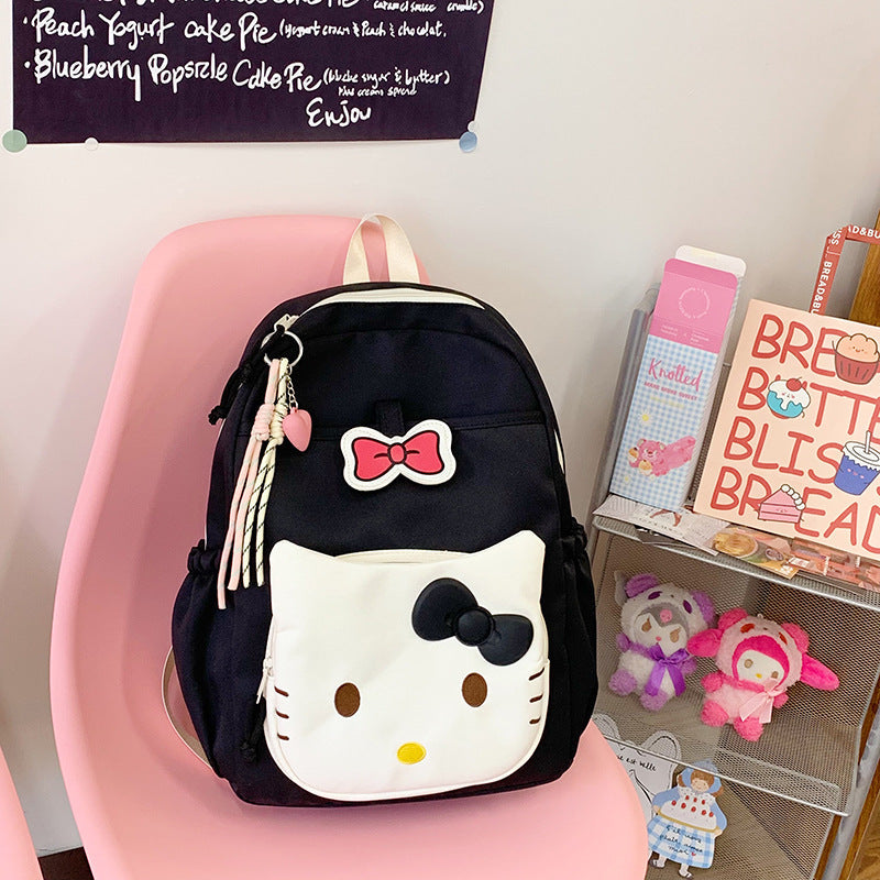 Cute Graphic Cat School Backpack