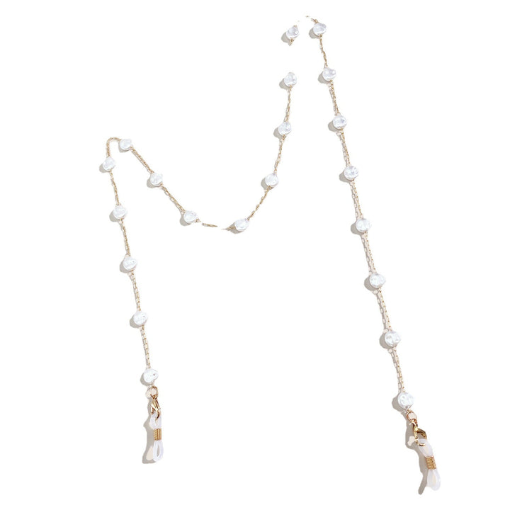 Elegant Pearl-Linked Eyewear Chain Kalsten