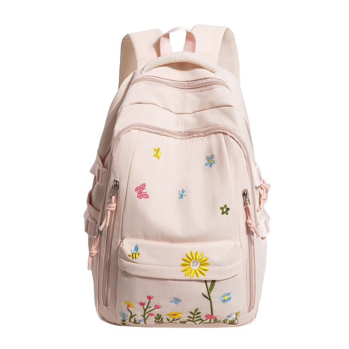 Embroidered Floral Backpack Kalsten
