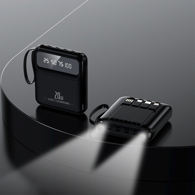 Portable power bank with multifunctional fast charging capability and digital display Kalsten