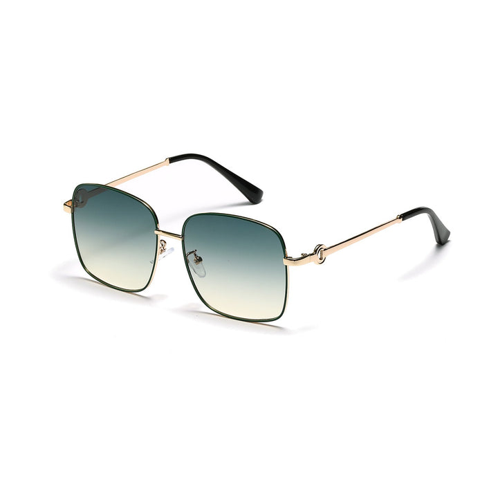 Ladies elegant square sunglasses with high-quality metal frame Kalsten