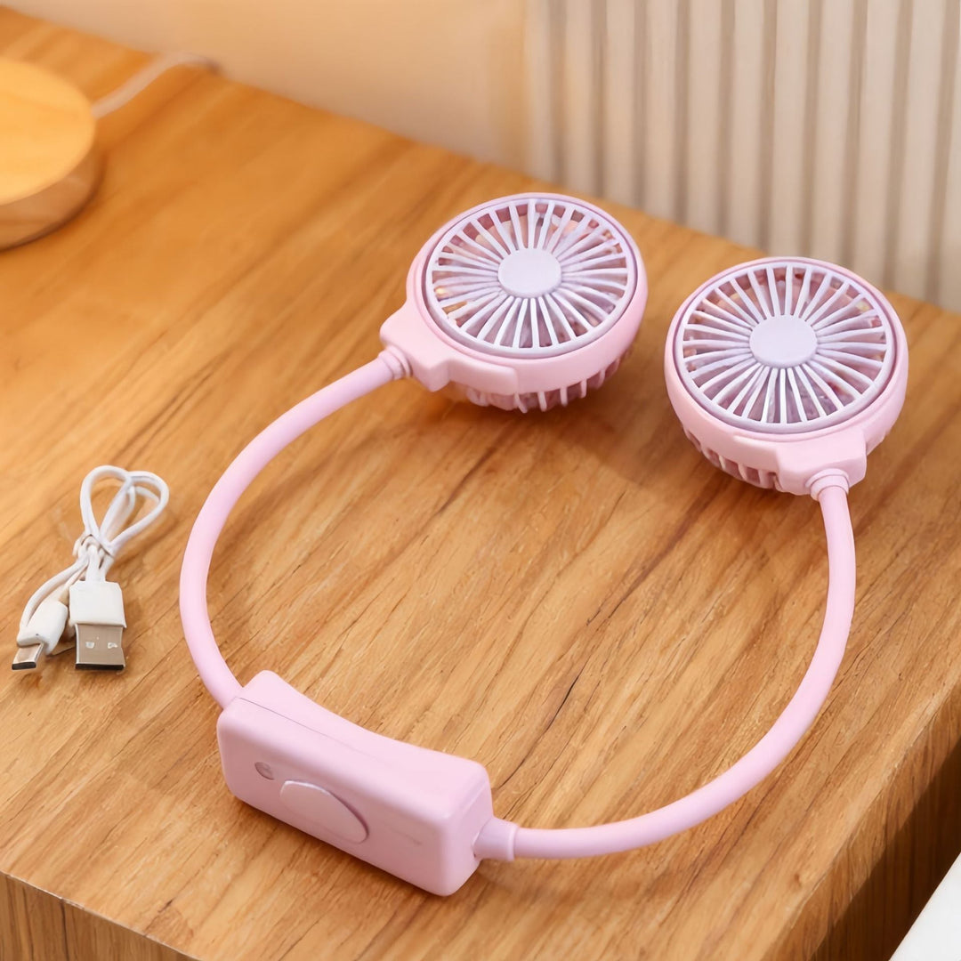 Women Portable Neck Fan with Flexible Design Kalsten