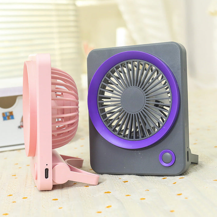 Ladies table fan with USB connection and flexible tilt function Kalsten