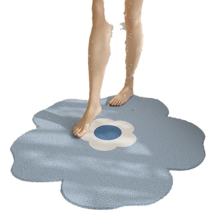 Floral Design Shower Rug Kalsten