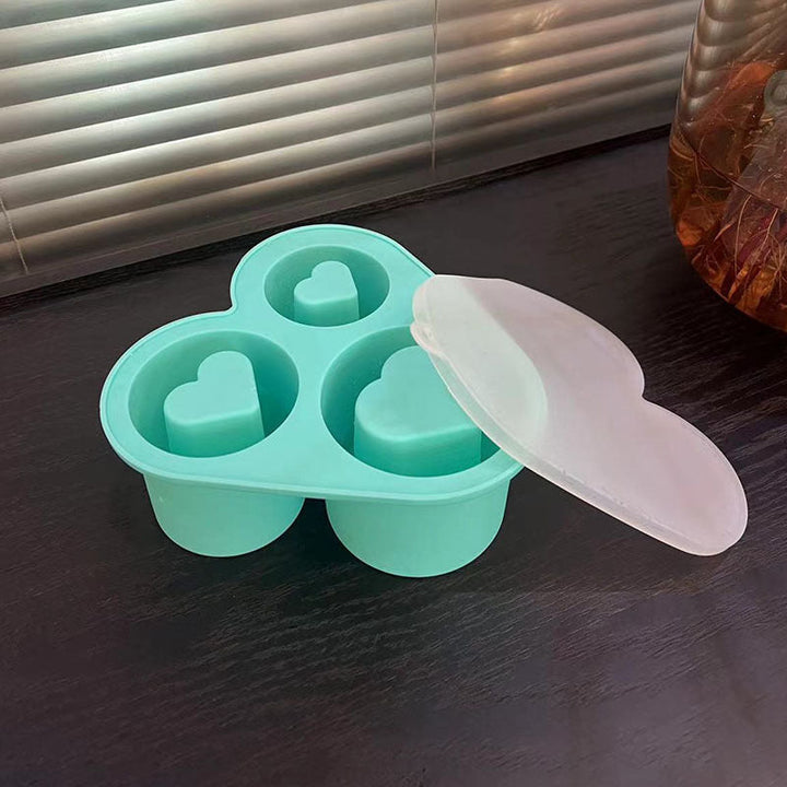 Women's Silicone Ice Cube Tray with Removable Lid Kalsten