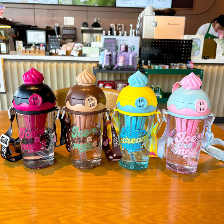 Ladies creative drinking bottle in ice cream design Kalsten