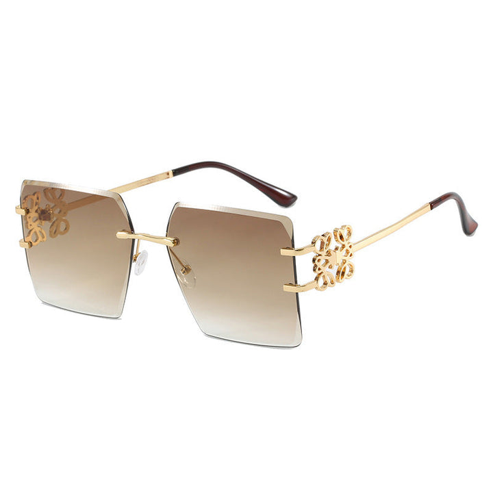 Ladies Designer Sunglasses with striking geometric frame Kalsten