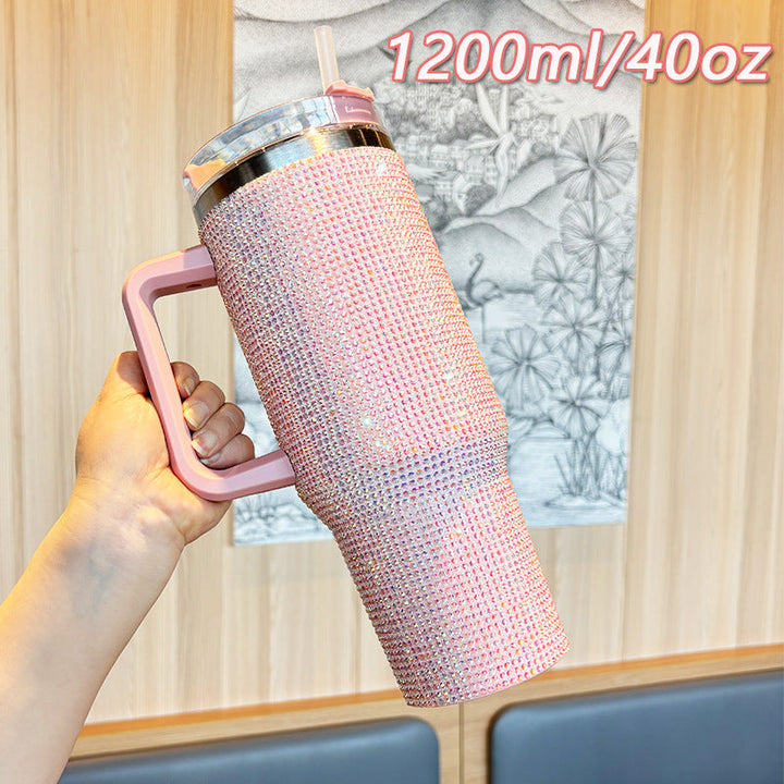 Women's Sparkling Water Bottle with Large Volume and Ergonomic Handle Kalsten