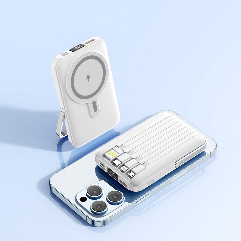 Portable power bank with multifunctional charging cables Kalsten