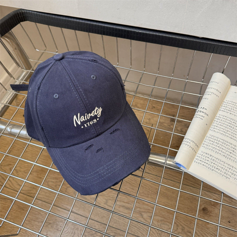 Men's Distressed Cotton Baseball Hat Kalsten